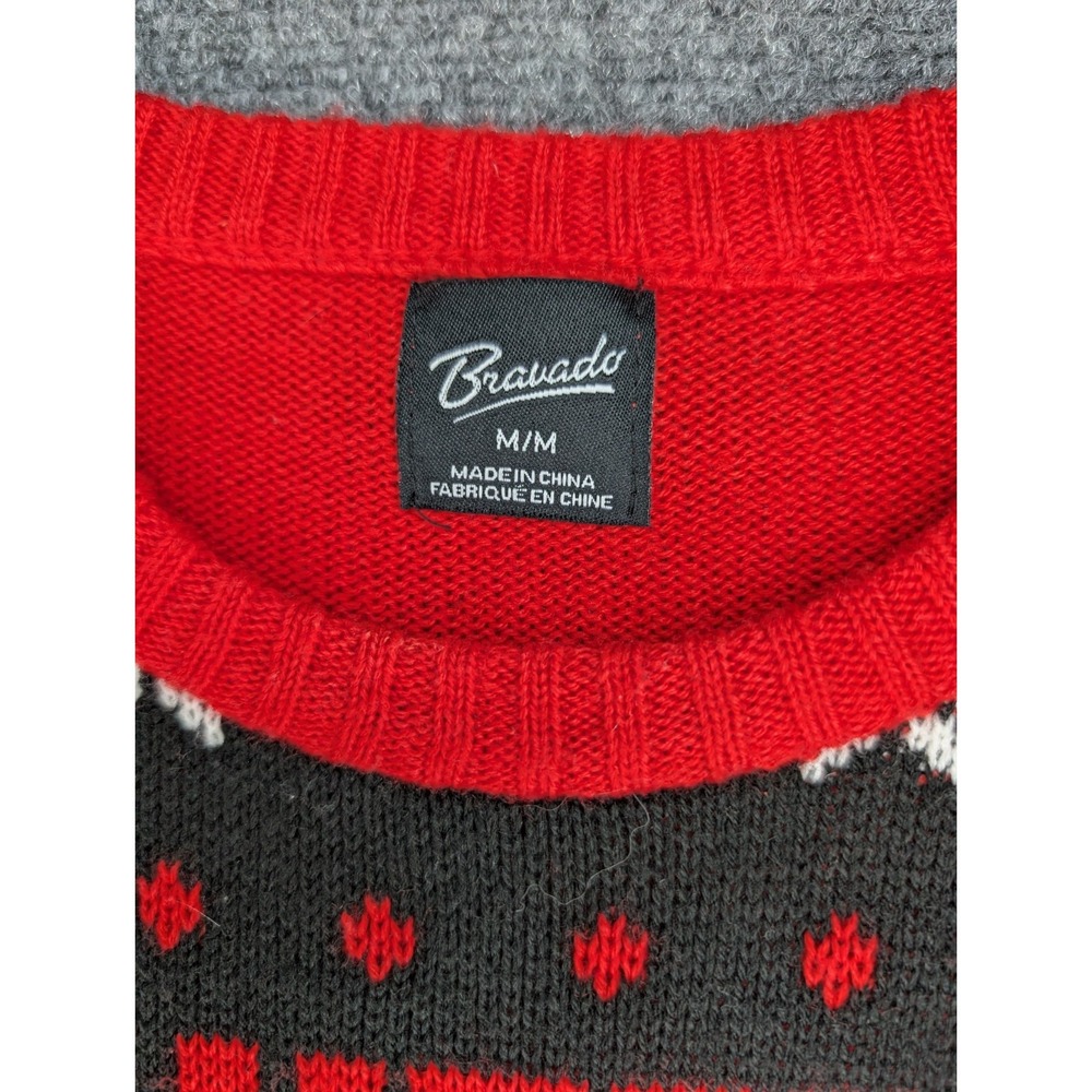 Bravado Pantera Psycho Holiday‎ Christmas Sweater Womens Medium/ Mens Small Knit - Picture 2 of 8